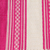 Tischläufer aus Baumwolle, (78 Zoll) - 78 Zoll handgewebter Tischläufer aus fuchsiafarbener und elfenbeinfarbener Baumwolle