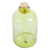 Blown glass bottle, 'Lemon Lime Currents' - Eco Friendly Handblown Lemon Lime Recycled Glass Bottle (image 2a) thumbail