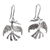 Sterling silver dangle earrings, 'Dance of the Birds' - Handmade Taxco Sterling Silver Bird Earrings (image 2a) thumbail