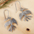 Sterling silver dangle earrings, 'Dance of the Birds' - Handmade Taxco Sterling Silver Bird Earrings (image 2b) thumbail