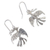 Sterling silver dangle earrings, 'Dance of the Birds' - Handmade Taxco Sterling Silver Bird Earrings (image 2c) thumbail