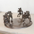 Recycled auto parts sculpture, 'Rustic Wild Boar Family' - Hand Crafted Recycled Metal Art Boar Family Sculpture (image 2) thumbail