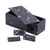 Marble domino set, 'Fascinating Challenge' (9 inch) - Dark Grey Marble Domino Set with Storage Box (9 Inch) (image 2b) thumbail