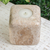 Marble tealight holder, 'Light Cubed' - Artisan Crafted Natural Marble Cube Tealight Holder (image 2) thumbail