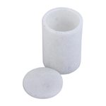 Marble bath accessory set, 'Elite' - Natural White Marble and Onyx Bath Set (8 Pieces)