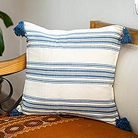Zapotec cotton cushion cover, Paths to the Sky