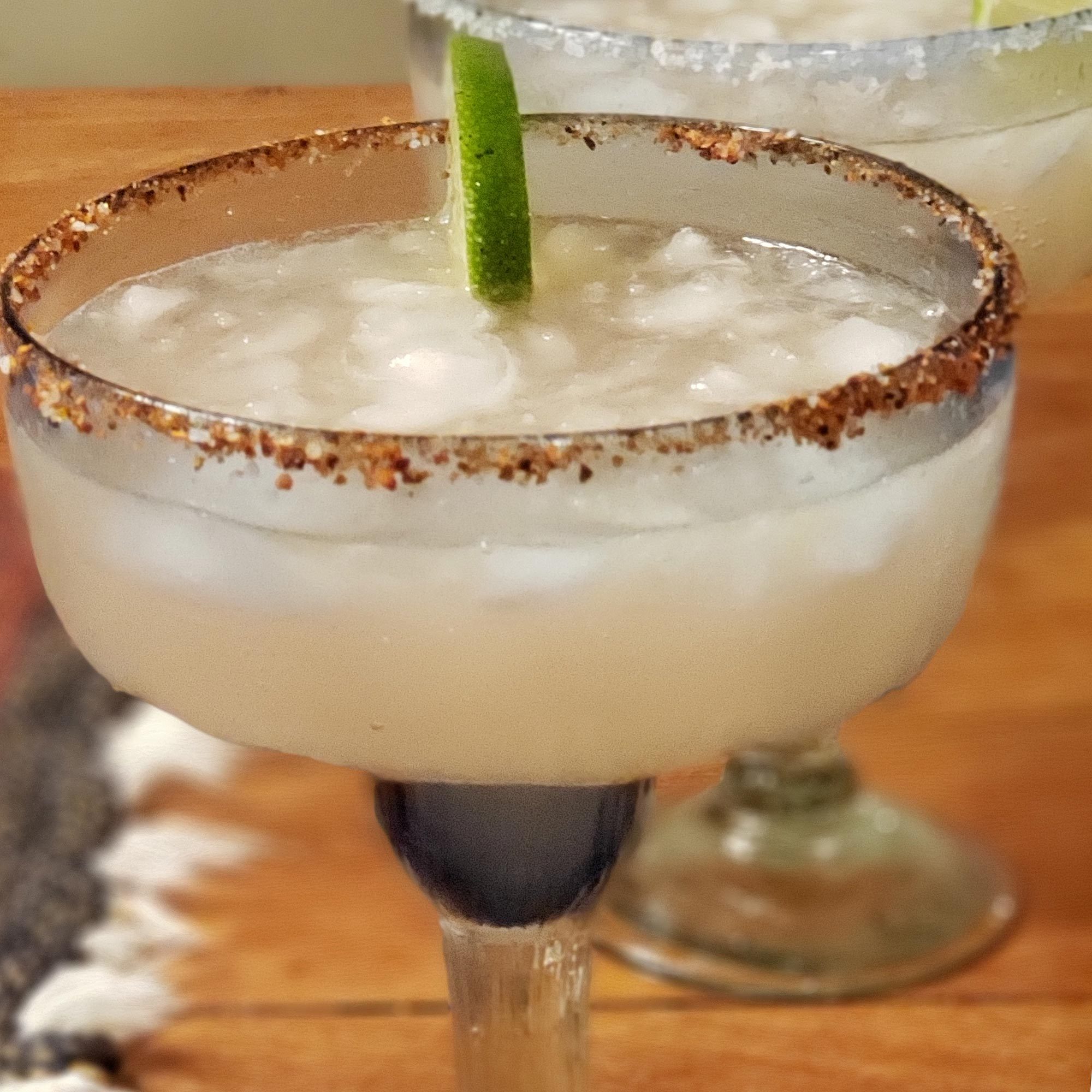 Blue Margarita Glasses Hand Blown in Mexico (Set of 6) Fiesta Azul NOVICA