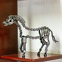 Recycled auto parts sculpture, Rustic Horse