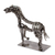 Recycled auto parts sculpture, 'Rustic Horse' - Minimalist Rustic Metal Horse Sculpture