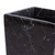 Marble flower pot, 'Black and White Contempo' - Modern Natural Black and White Marble Flower Pot (image 2d) thumbail