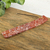 Marble incense holder, 'Fire Meditation' - Mexico Natural Red-Veined Marble Incense Stick Holder