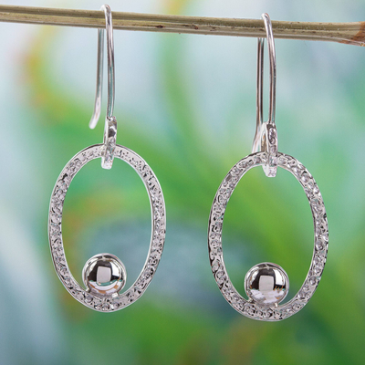 Silberne Ohrhänger - Ohrhänger aus 950er Silber Taxco Mexico