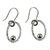 Silver dangle earrings, 'Bright Spark' - 950 Silver Taxco Mexico Dangle Earrings (image 2b) thumbail