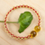 Amber unity bracelet, 'In Solidarity' - Handcrafted Natural Maya Amber Unity Bracelet (image 2c) thumbail