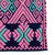 Hand woven cotton cosmetics case, 'Chiapas Brocade' - Hand Woven Blue Pink and Green Cosmetics Case