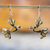 Amber dangle earrings, 'Golden Wren' - Amber Bird Dangle Earrings from Mexico (image 2) thumbail