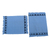 Cotton placemats, 'Distant Mountains' (pair) - Hand Woven Blue Cotton Placemats (Pair) (image 2a) thumbail