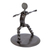 Recycled auto parts sculpture, 'Warrior Pose II' - Hand Crafted Recycled Metal Yoga Statuette