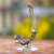 Recycled auto parts sculpture, 'Peacock Pose I' - Recycled Metal Yoga Pose Statuette from Mexico (image 2) thumbail