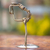 Recycled auto parts sculpture, 'Dancer Pose II' - Yogi Dancer Pose Scrap Metal Sculpture thumbail