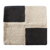 Wool cushion cover, 'Oaxacan Blocks' - Black and Pale Taupe Colorblock Wool Cushion Cover (image 2a) thumbail