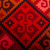 Alfombra de lana, (2,5x5) - Alfombra de área de lana tejida a mano con grecas en rojo y negro (2,5x5)