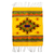 Zapotec wool table mat, 'Golden Eye' - Hand Loomed Zapotec Style Wool Table Mat thumbail