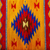 Wool cushion cover, 'Diamond Tradition' - Multicolored Zapotec Wool Cushion Cover