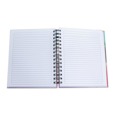 Kunstdruck-Tagebuch - Spiralgebundenes Notizbuch mit Kunstdruck und Katzenmotiv