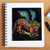 Art print journal, 'Jaguar' - Colorful Art Print Lined Journal with Jaguar