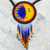 Beaded pendant necklace, 'Wirikuta Eclipse in Yellow' - Colorful Beaded Huichol Pendant Necklace (image 2) thumbail