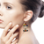 Beaded dangle earrings, 'Rainbow Frida' - Handmade Multicolored Beaded Frida Earrings (image 2i) thumbail