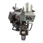 Recycled auto parts sculpture, 'Rustic Motorcycle' - Eco-Friendly Recycled Metal Motorcycle Sculpture