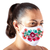 Embroidered cotton face mask, 'Summer Roses' - Reusable Floral Embroidered Cotton Face Mask