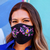 Embroidered cotton face mask, 'Lilac Garden' - Reusable Contoured Double-Layer Cotton Face Mask (image 2b) thumbail