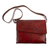 Leather shoulder bag, 'Russet Feathers' - Russet Hand Tooled Leather Shoulder Bag (image 2a) thumbail