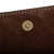 Leather shoulder bag, 'Russet Feathers' - Russet Hand Tooled Leather Shoulder Bag (image 2e) thumbail