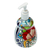 Ceramic soap dispenser, 'Talavera Bouquet' - Talavera-Style Ceramic Liquid Soap Dispenser (image 2a) thumbail