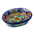 Ceramic soap dish, 'Cobalt Flowers' - Colorful Hand Painted Ceramic Soap Dish (image 2a) thumbail