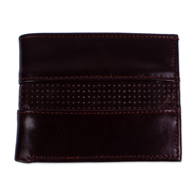 Hand Crafted Brown Leather Wallet for Men