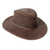 Men's leather hat, 'Outback Ranger in Espresso' - Men's Ranger-Style Leather Hat in Brown thumbail