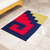 Wool area rug, 'Bold Steps' (2x3) - Hand Loomed Wool Area Rug from Mexico (2x3) (image 2b) thumbail