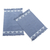 Cotton placemats, 'Mountain Vista in Grey' (pair) - Grey Hand Woven Placemats from Guatemala (Pair) (image 2a) thumbail