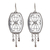 Sterling silver dangle earrings, 'Eden's Gate' - Ornate Sterling Silver Dangle Earrings (image 2a) thumbail