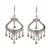 Sterling silver chandelier earrings, 'Ingenue' - Vintage Style Sterling Silver Chandelier Earrings