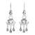 Sterling silver chandelier earrings, 'Avant-Garde' - Sterling Silver Chandelier Earrings (image 2a) thumbail