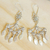 Sterling silver chandelier earrings, 'Daisy Fantasia' - Daisy Motif Sterling Silver Chandelier Earrings (image 2b) thumbail