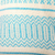 Cotton rebozo, 'Oaxacan Rhythm in Turquoise' - Turquoise and Off-White Cotton Rebozo (image 2c) thumbail