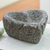 Basalt bowl, 'Tradition of the Heart' - Heart Shaped Stone Bowl from Mexico thumbail