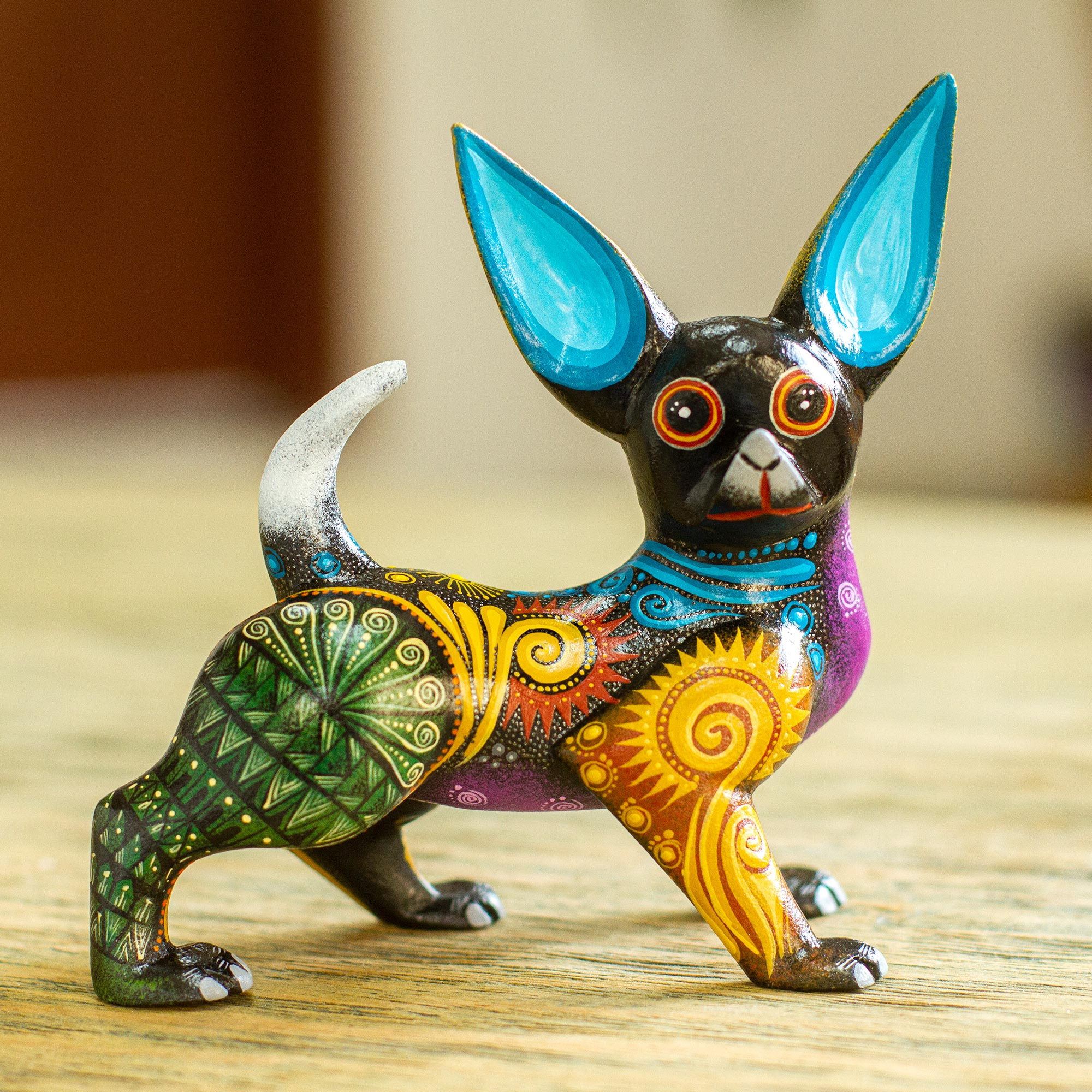 Chihuahua dog puzzle, Chihuahua puzzle, wooden Chihuahua dog